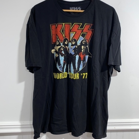 Other - Kiss shirt world tour 1971 3xl 100% cotton rock tee unisex